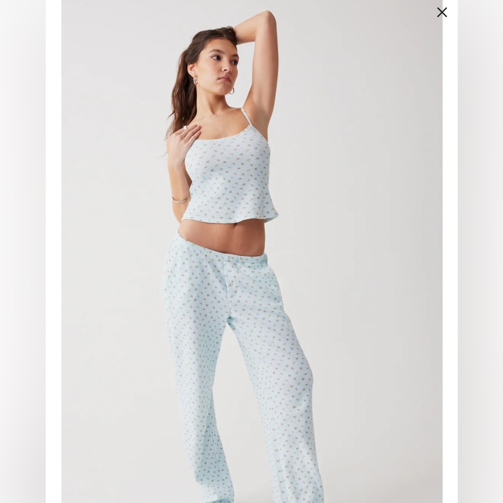 Frankie’s Bikinis Farmhouse Waffle Camisole Set